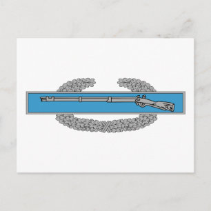 Combat Infantryman Abzeichen CIB Armee Veteran Postkarte