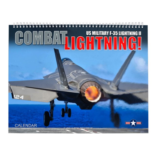 COMBAT LIGHTNING! - US-Militär F-35 Lightning II Kalender (Titelbild)