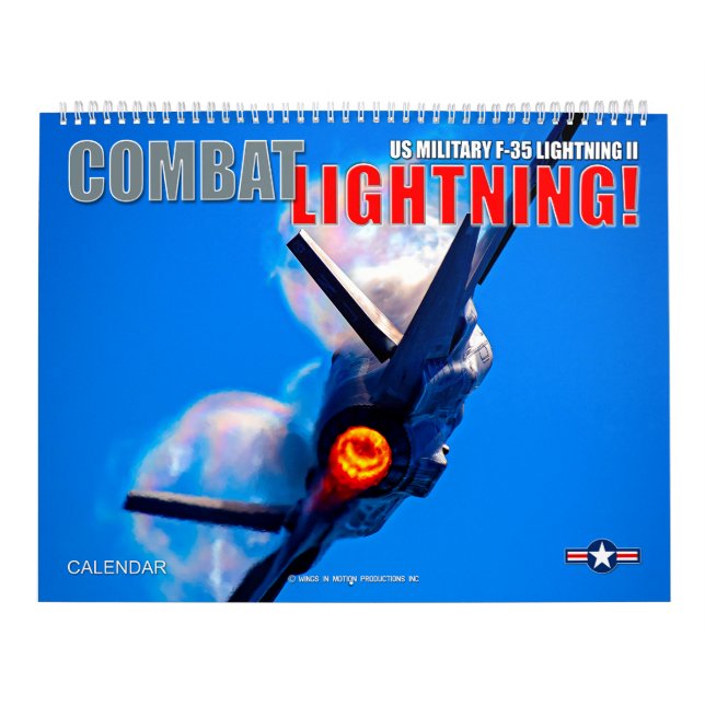 COMBAT LIGHTNING! - US-Militär F-35 Lightning II Kalender (Titelbild)