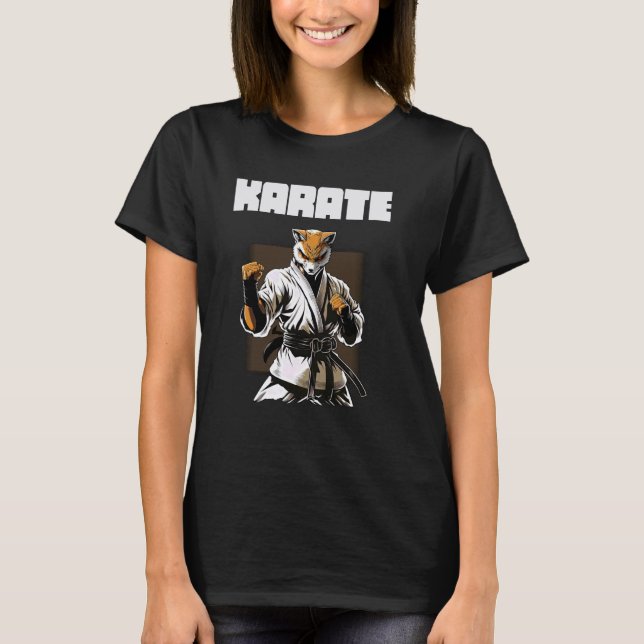 Combat Sports Karate Fox T-Shirt (Vorderseite)