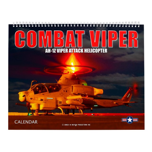 COMBAT VIPER - AH-1Z VIPER Attackenhubschrauber Kalender (Titelbild)