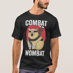Combat Wombat Funny T-Shirt