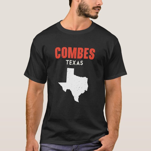 Combes Texas USA Staat America Travel Texas T-Shirt (Vorderseite)