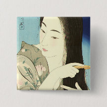 Combing ihre Haare (schöne asiatische Frau) (Koton