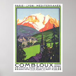 Combloux Frankreich Poster