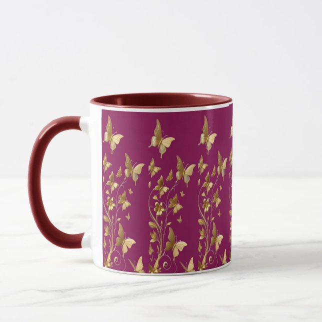 Combo-Farbmuschelrüber-Tasse Tasse (Links)