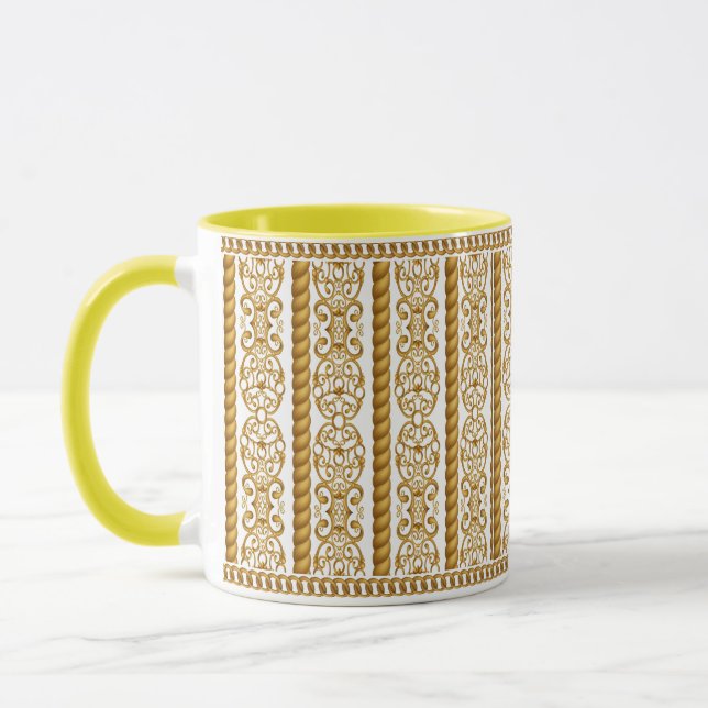 Combo-Farbmuschelrüber-Tasse Tasse (Links)