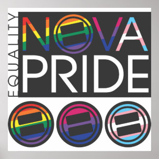 Combo-Logo für NOVA Pride Poster