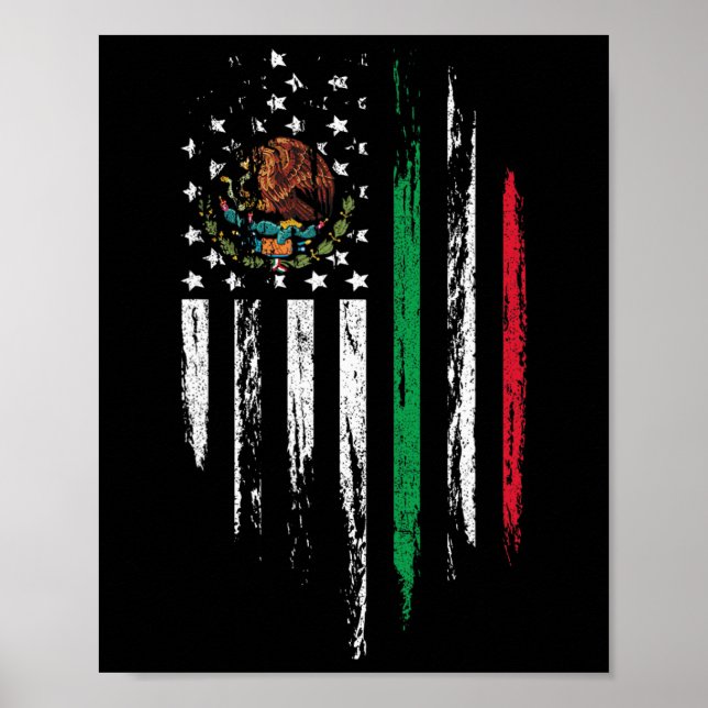 Combo Mexico USA Cinco De Ma Poster (Vorne)