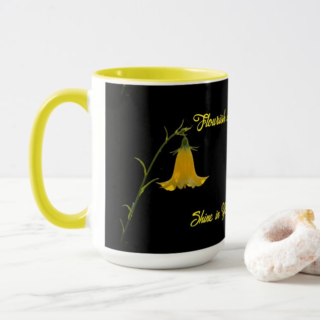 Combo Mug 11 oz / 15 oz – Flowers for the Soul Tasse (Mit Donut)