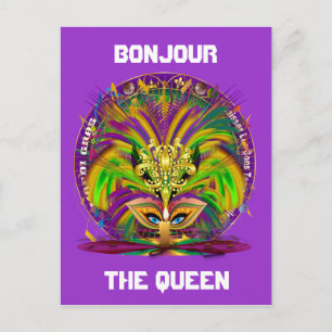 Combo-Pack für Karneval-Party aus 3 Designs Einladungspostkarte