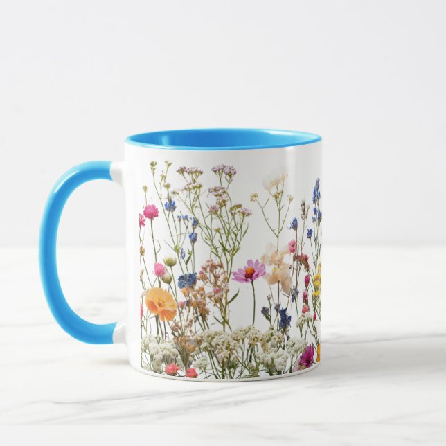 Combo-Tasse 11 oz (blau) Tasse (Links)