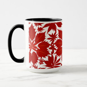 Combo Tasse 15 oz - Blätter und Naturmuster