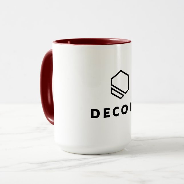 Combo Tasse - 15 oz, Rot (Vorderseite Links)