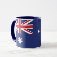 Combo-Tasse der Flagge Australiens
