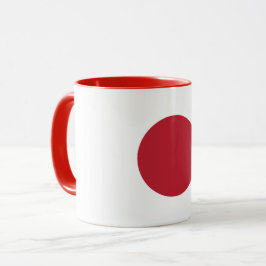 Combo-Tasse der japanischen Flagge Tasse