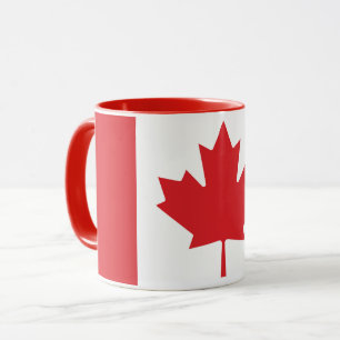Combo-Tasse der kanadischen Flagge Tasse