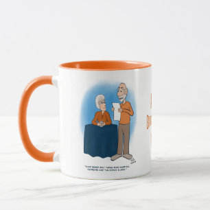 Combo-Tasse der Nierenkarte Tasse