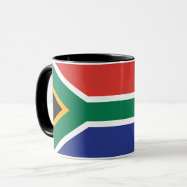 Combo-Tasse der südafrikanischen Flagge Tasse