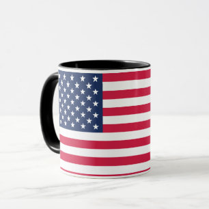 Combo-Tasse der US-Flagge Tasse