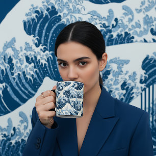 Combo-Tasse - Hokusais Welle Tasse