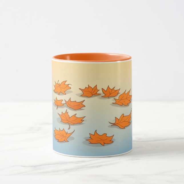 Combo-Tasse im Herbst Tasse (Zentrum)