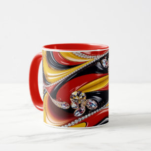Combo-Tasse mit belgischen Farben Tasse