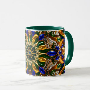 Combo-Tasse mit Brasil-Farben Tasse