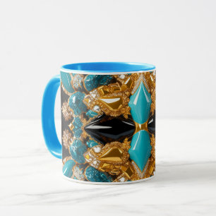 Combo-Tasse mit den Bahamas-Farben Tasse