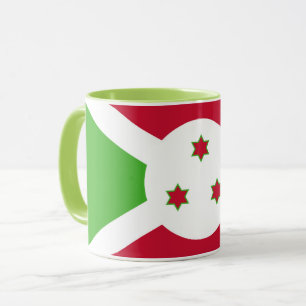 Combo-Tasse mit der Flagge Burundis Tasse