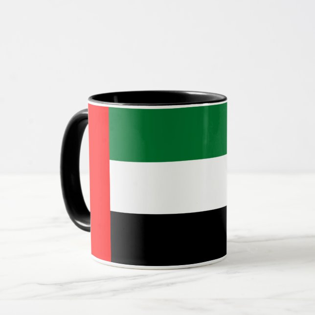 Combo-Tasse mit der Flagge der VAE Tasse (Vorderseite Links)