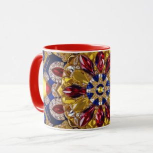 Combo-Tasse mit kolumbianischen Farben Tasse