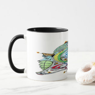 Combo-Tasse mit Raumfahrttechnik 1 a.1 Tasse