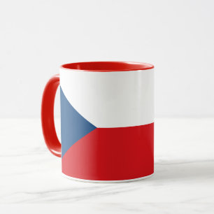 Combo-Tasse mit tschechischer Flagge Tasse