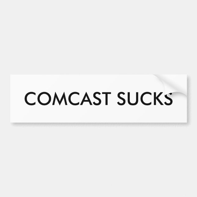 Comcast ist zum Kotzen Autoaufkleber (Vorne)