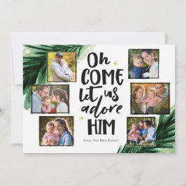 Come Adore Ihm 6 PH | Weihnachts-Fotokarte Feiertagskarte