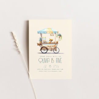 Come Chill with us Beach Summer Birthday einladen Einladung