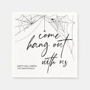 Come Hang mit uns Halloween-Party Napkins Serviette