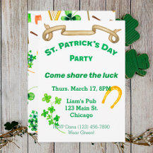 Come Share the Luck St. Patrick's Day Party