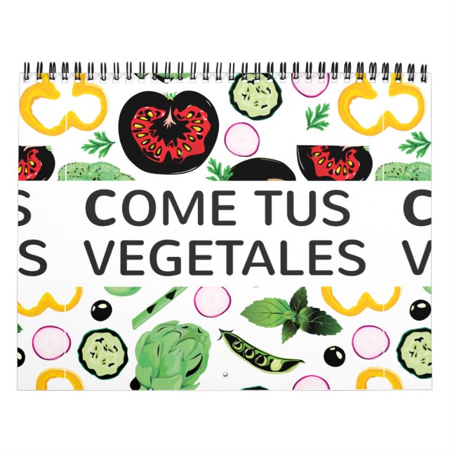 Come tus vegetales | Eat your vegetables Kalender (Titelbild)