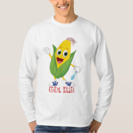"Comedic Character Spoon: Funny Cereal Attack T-Sh T-Shirt
