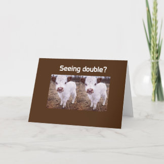COMEDIC COWS SAGEN "GLÜCKLICH GEBURTSTAG" KARTE