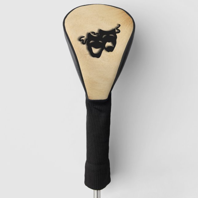 Comedy and Tragedy Mask Theater Golf Headcover (Vorderseite)