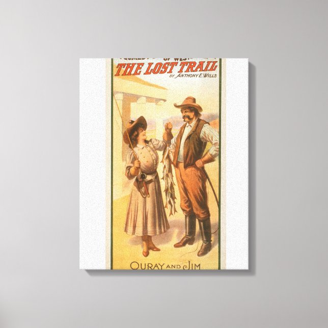 Comedy Loil - Western der Frau Leinwanddruck (Vorderseite)