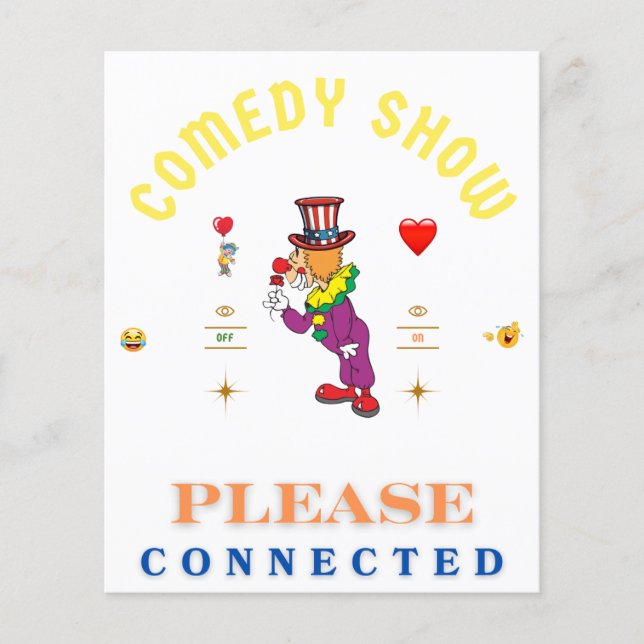 COMEDY SHOW FLYER (Vorne)