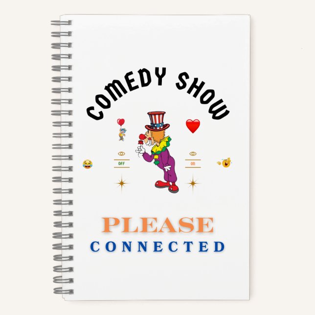 COMEDY SHOW NOTIZBUCH (Vorderseite)