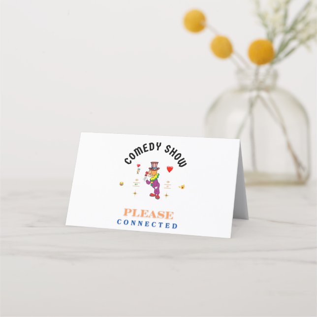 COMEDY SHOW  TREUEKARTE (Vorderseite)