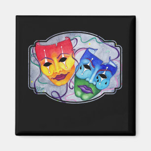 Comedy & Tragedy Magnet