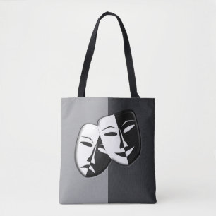 Comedy Tragödie Mask — Tote Tag