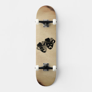 Comedy und das Tragedy Theater Masks Jester Skateboard